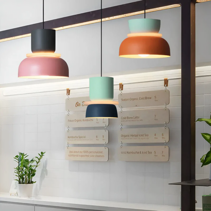 Colorful and Trendy Macaron LED Pendant Light - VividGlow