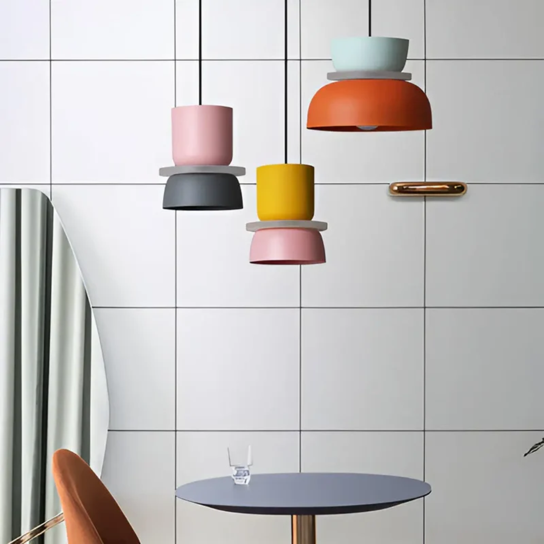 Colorful and Trendy Macaron LED Pendant Light - VividGlow