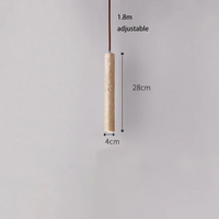 Lámpara de araña LED minimalista de travertino estilo Wabi-Sabi - LumoLine