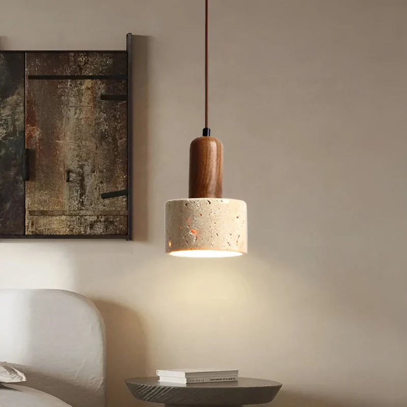 Japanese Design Wabi-Sabi Ceiling Light - TranquilGlow