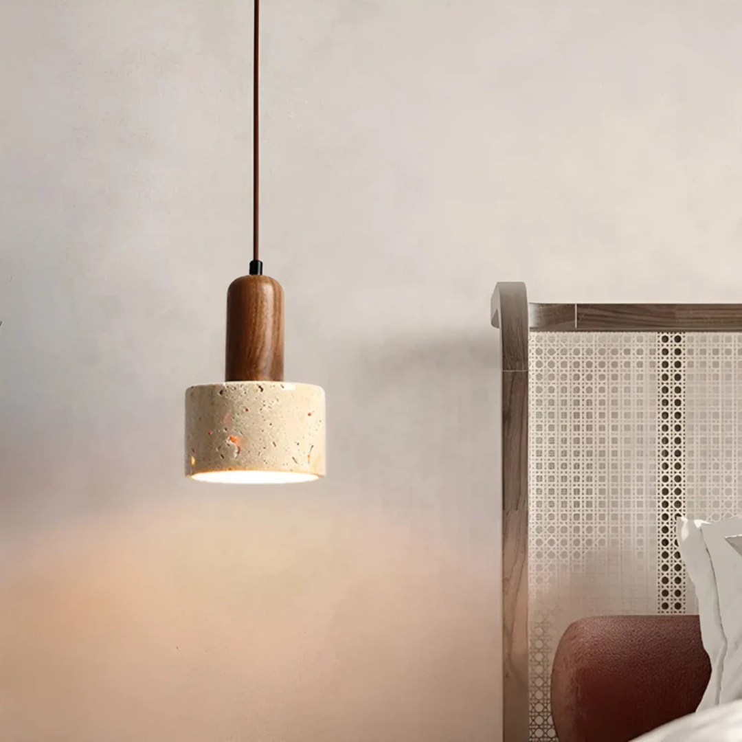 Japanese Design Wabi-Sabi Ceiling Light - TranquilGlow