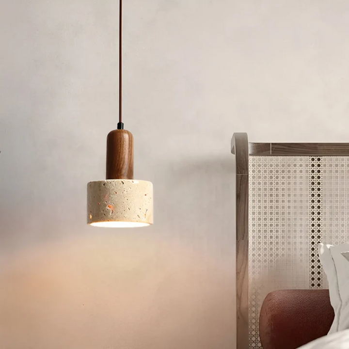 Japanese Design Wabi-Sabi Ceiling Light - TranquilGlow