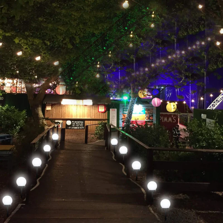 3 Pieces Waterproof LED Solar Garden Lights - SunLuxe Orbs
