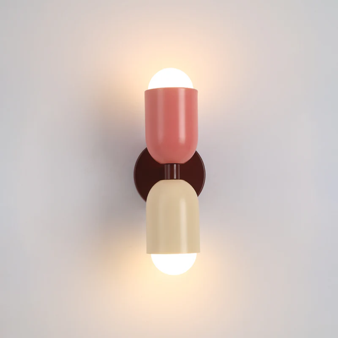 Design dobbeltsidet LED væglampe - Colorwave