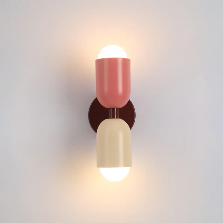 Design dobbeltsidet LED væglampe - Colorwave