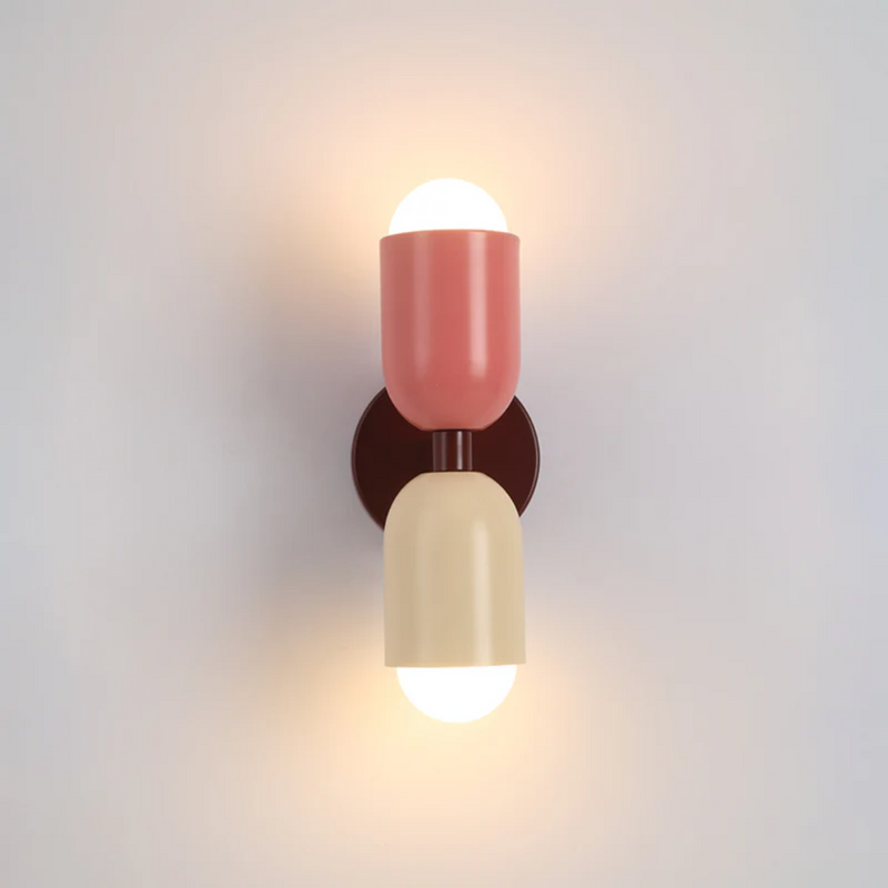 Design dobbeltsidet LED væglampe - Colorwave