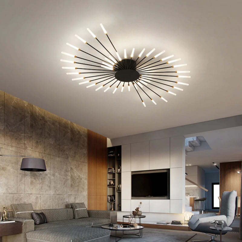 Moderna lámpara de techo LED grande - LumenMax