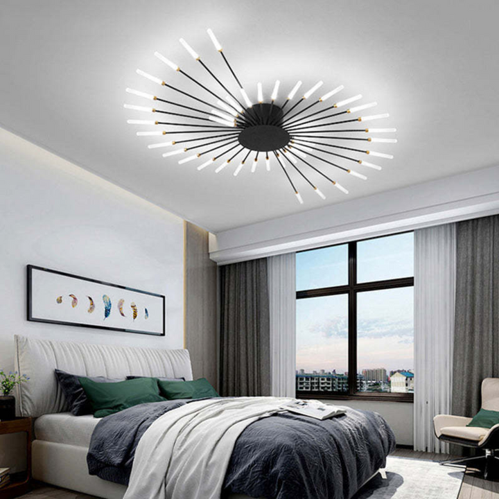 Moderna lámpara de techo LED grande - LumenMax