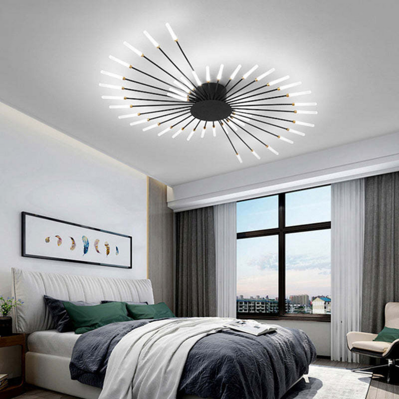 Moderna lámpara de techo LED grande - LumenMax
