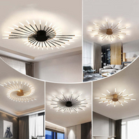 Moderna lámpara de techo LED grande - LumenMax