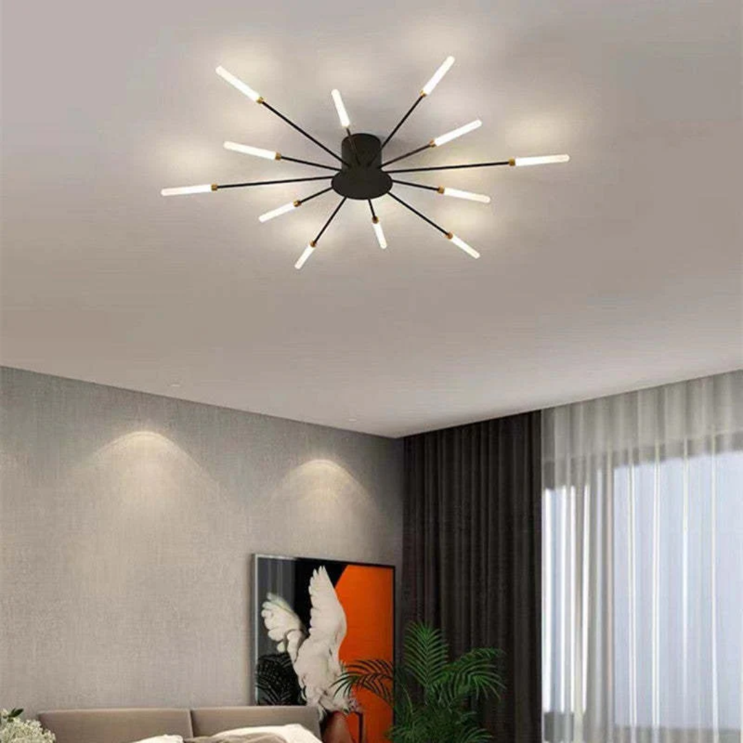 Moderna lámpara de techo LED grande - LumenMax