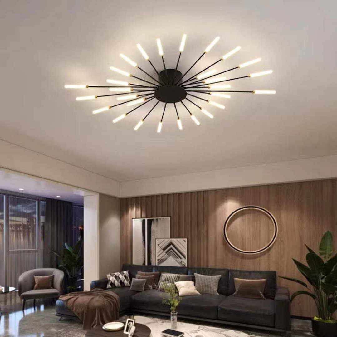 Moderna lámpara de techo LED grande - LumenMax