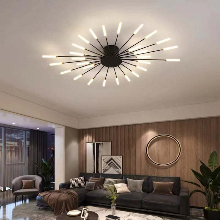 Moderna lámpara de techo LED grande - LumenMax