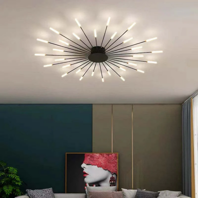 Moderna lámpara de techo LED grande - LumenMax