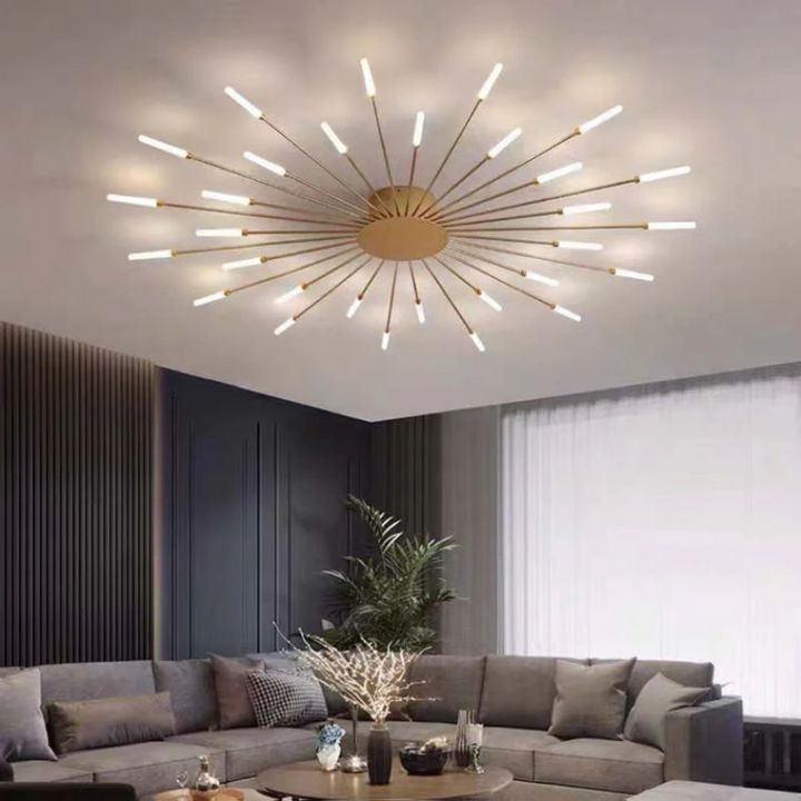 Moderna lámpara de techo LED grande - LumenMax