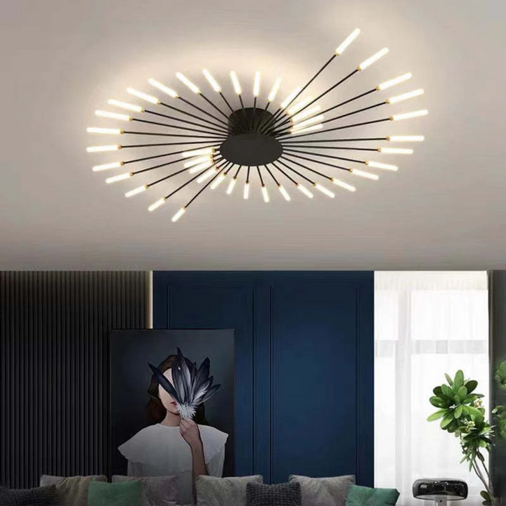 Moderna lámpara de techo LED grande - LumenMax