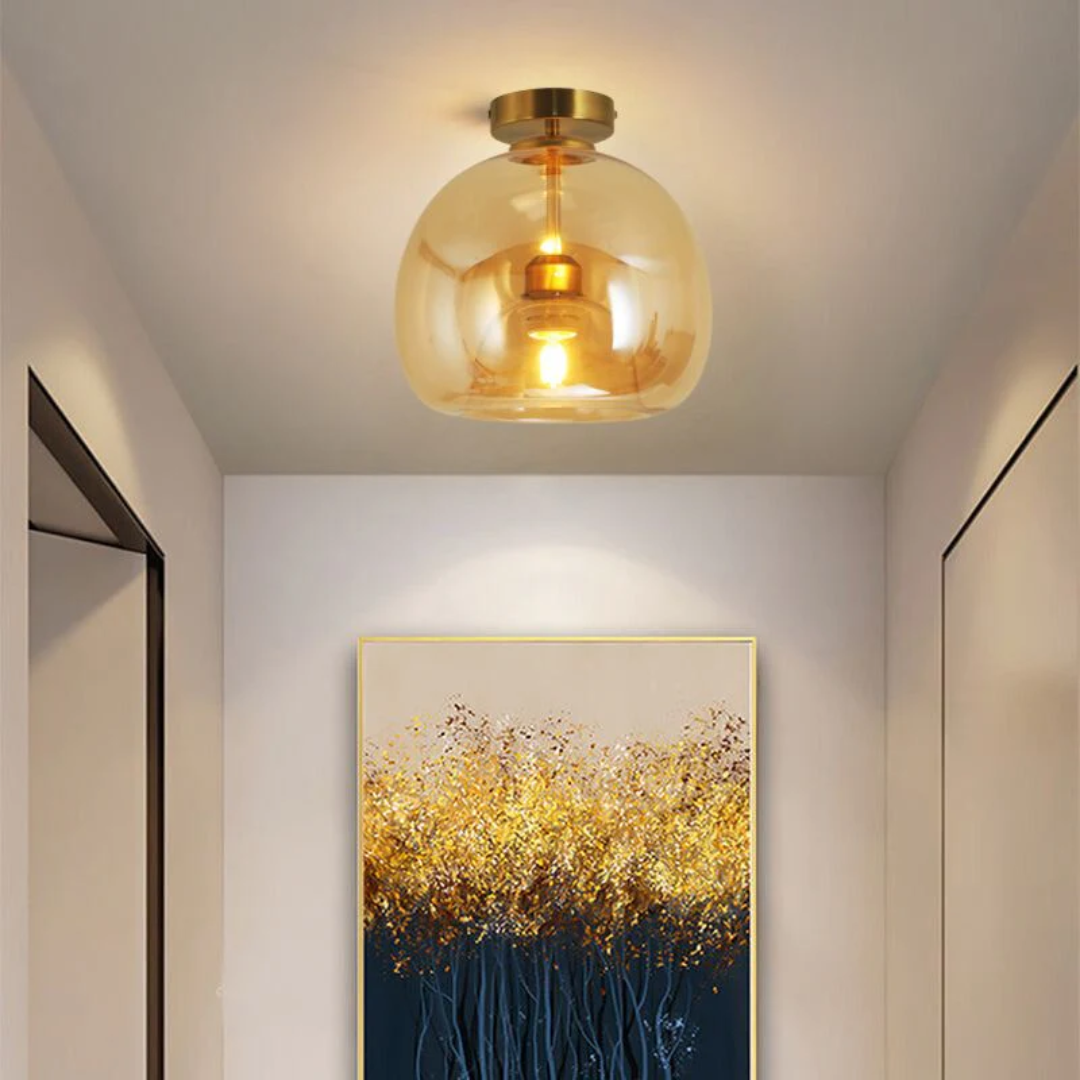 Moderne rund LED-taklampe - Aurelia