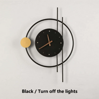 Modern LED Wall Clock Light - Chronos
