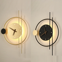 Modern LED Wall Clock Light - Chronos