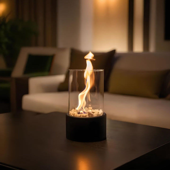 Klassisk olielampe med åben flamme - Lumora