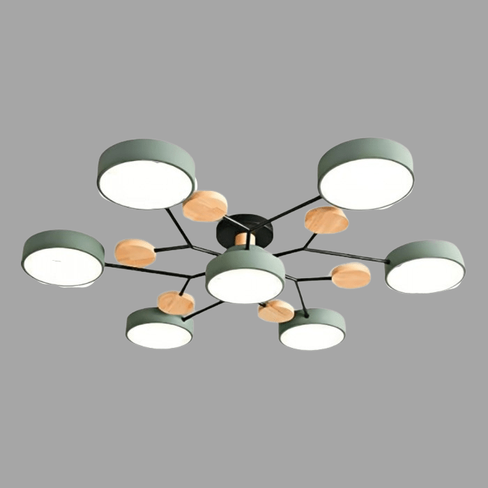 Forgrenede LED-loftslampe - NordicGlow