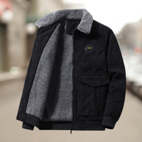 Chaqueta de pana para hombre con forro de forro polar – Elias
