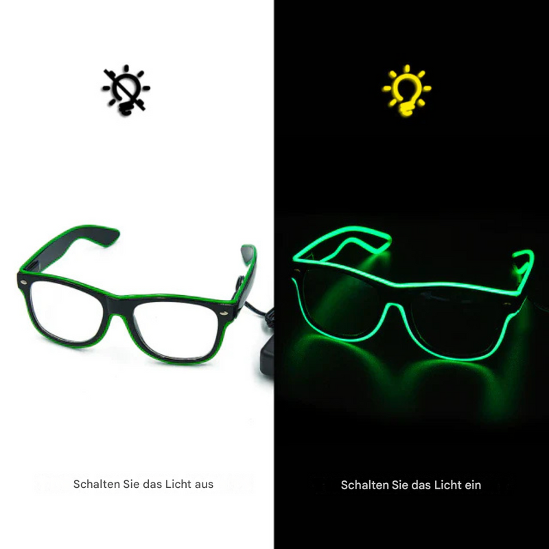 Gafas de neón luminosas - LumaGlow