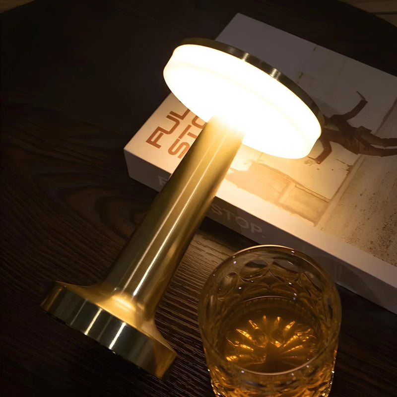 Drahtlose Retro Tischlampe - LumiBar