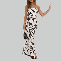 Strapless Maxi Dress with Casual Fit – Jade