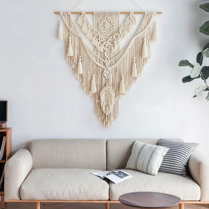Scandinavian Boho Macrame Wall Hanging - Liora