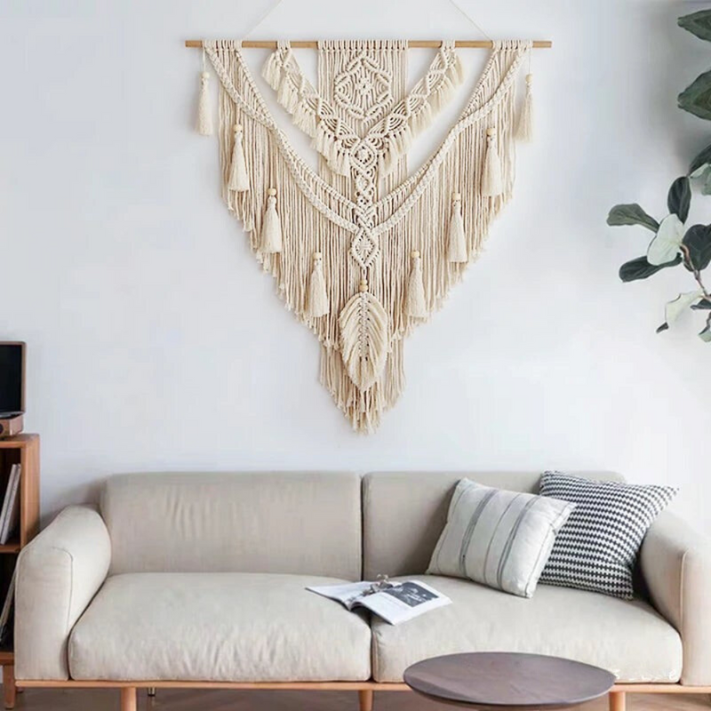 Scandinavian Boho Macrame Wall Hanging - Liora