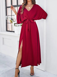Trendy V-Neck Spring Dress - Isabella