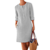 Vestido de verano aireado con color fresco – Nika