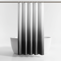 Verdickter Polyester Duschvorhang - AquaVeil