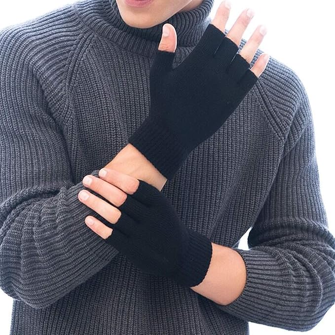 Fingerlose Strickhandschuhe - WarmFlex