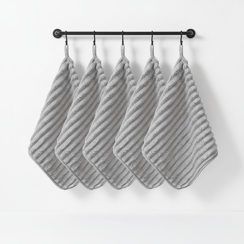 Vintage Gestreiftes Handtuch Set - VintageCloth