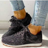 Trendy damesneakers med glitter - Miranda