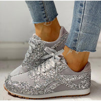 Trendy damesneakers med glitter - Miranda