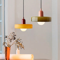 Lámpara colgante colorida estilo Bauhaus - StiloGlas