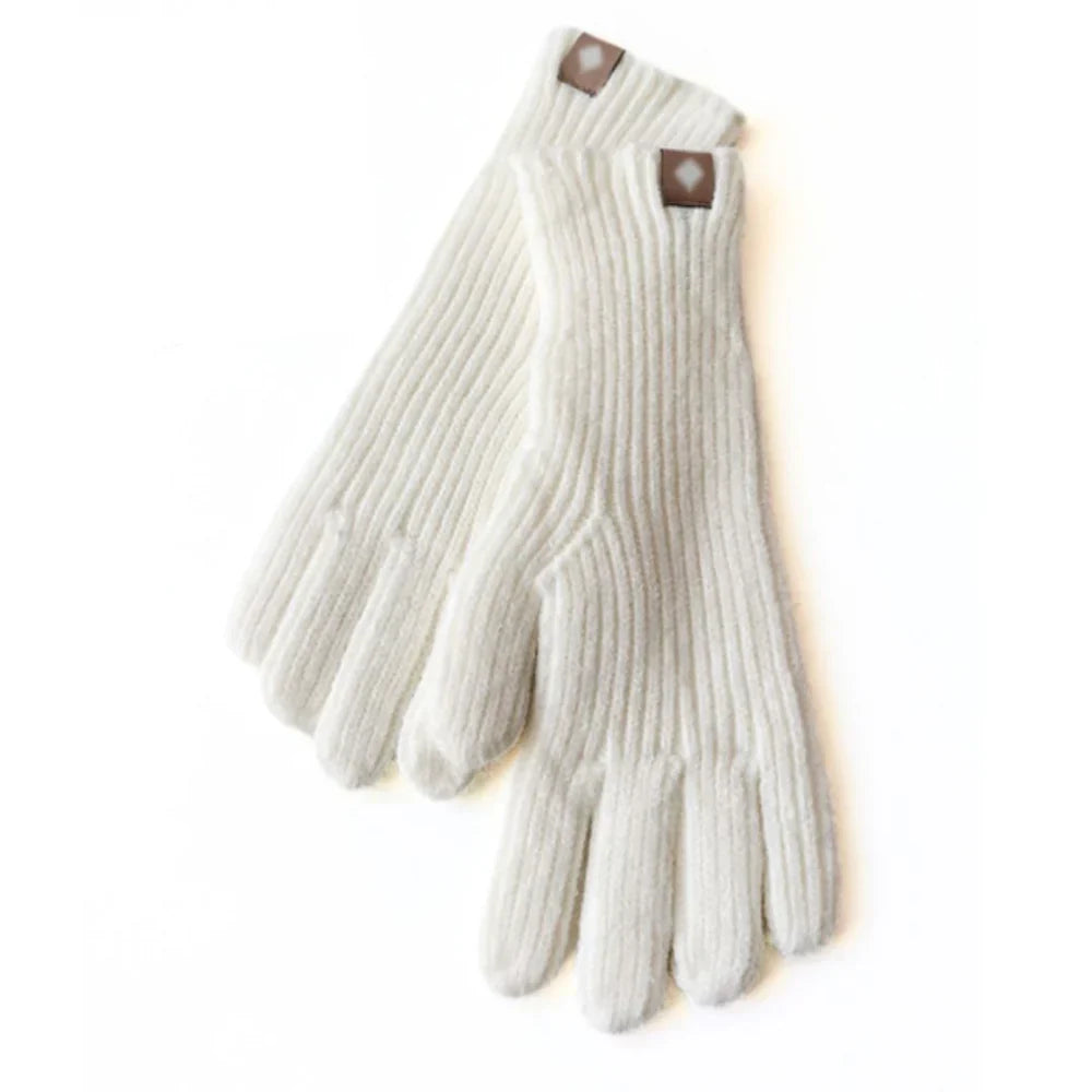 Casual Knitted Women's Gloves - Elara