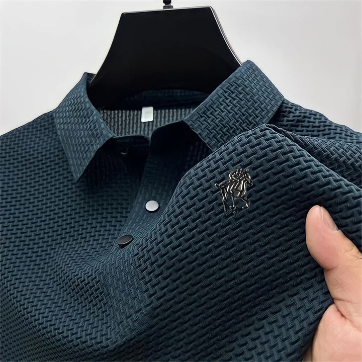 Bügelfreies Slim Fit Polohemd