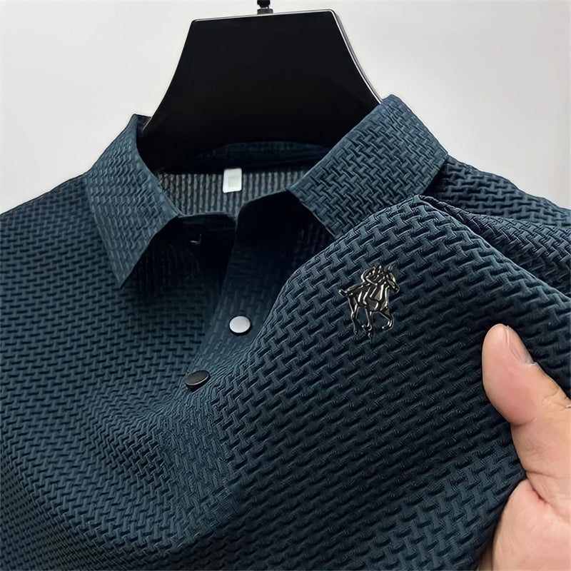 Bügelfreies Slim Fit Polohemd