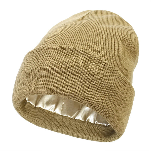 Winter hat with silk lining - Noor