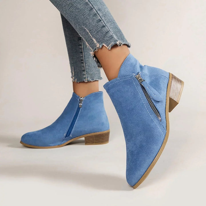 Botines de cuero para mujer otoñales – Saphira