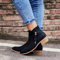 Botines de cuero para mujer otoñales – Saphira