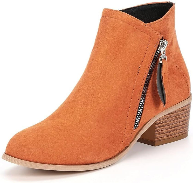 Botines de cuero para mujer otoñales – Saphira