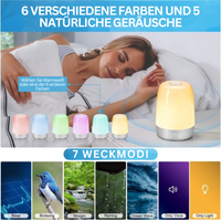 Wake-up light with natural sounds – Aurora