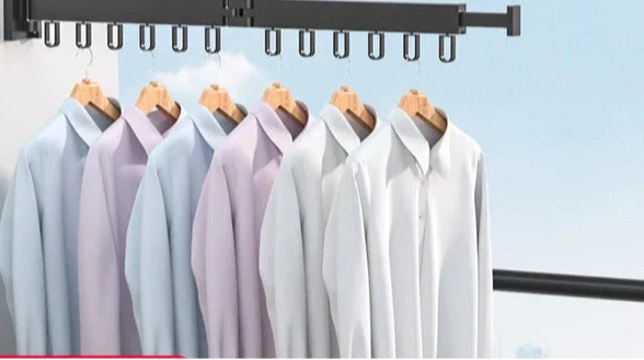 Wall-mounted drying rack for clothes – Dryvo