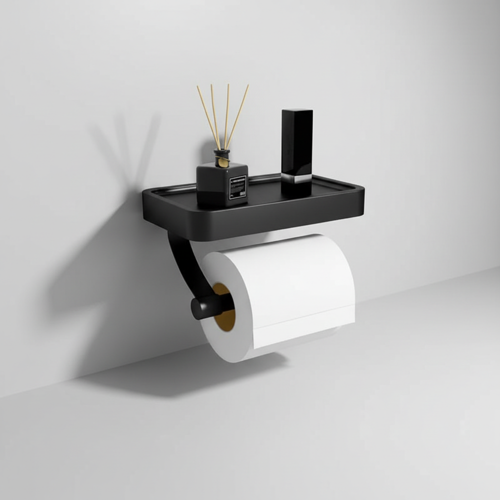 Wandmontierter Toilettenpapierhalter - RollDock