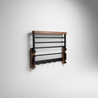 Wandmontiertes Holzhandtuchregal - Rackhaven